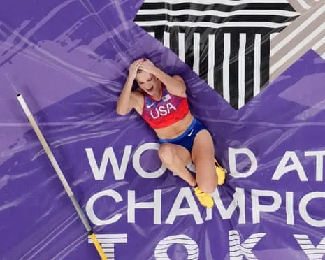 Katie Moon claims third straight world pole vault title in dramatic Japanese showdown