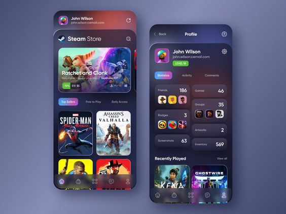 App Store and Gaming Options